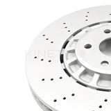 FOR AUDI RS3 8Y 2021- CROSS DRILLED FRONT REAR BRAKE DISCS 375mm 310mm COATED