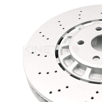 FOR AUDI RS3 8Y 2021- CROSS DRILLED FRONT REAR BRAKE DISCS BREMBO PADS SENSORS