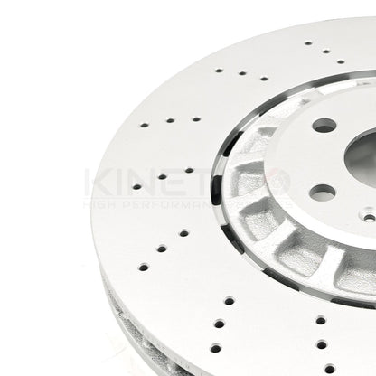 FOR AUDI RSQ3 RS Q3 F3B F3N DRILLED FRONT REAR BRAKE DISCS CERAMIC PADS SENSORS