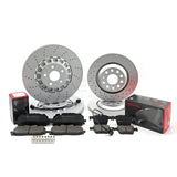 FOR AUDI RSQ3 RS Q3 F3B F3N DRILLED FRONT REAR BRAKE DISCS BREMBO PADS SENSORS