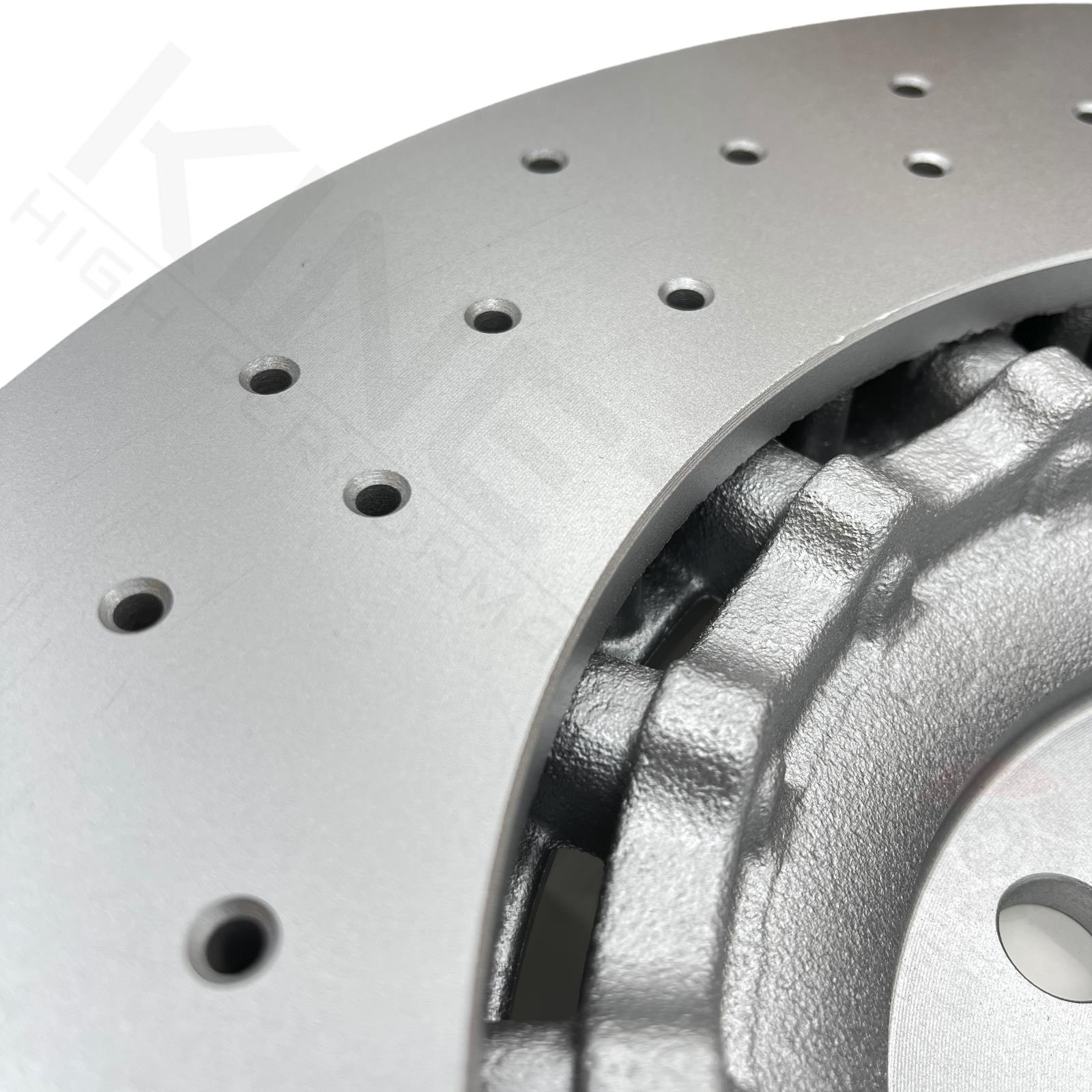MTEC 380mm Drilled Performance Front Brake Discs For Audi SQ5 3.0 BiTDi (2012-2017)