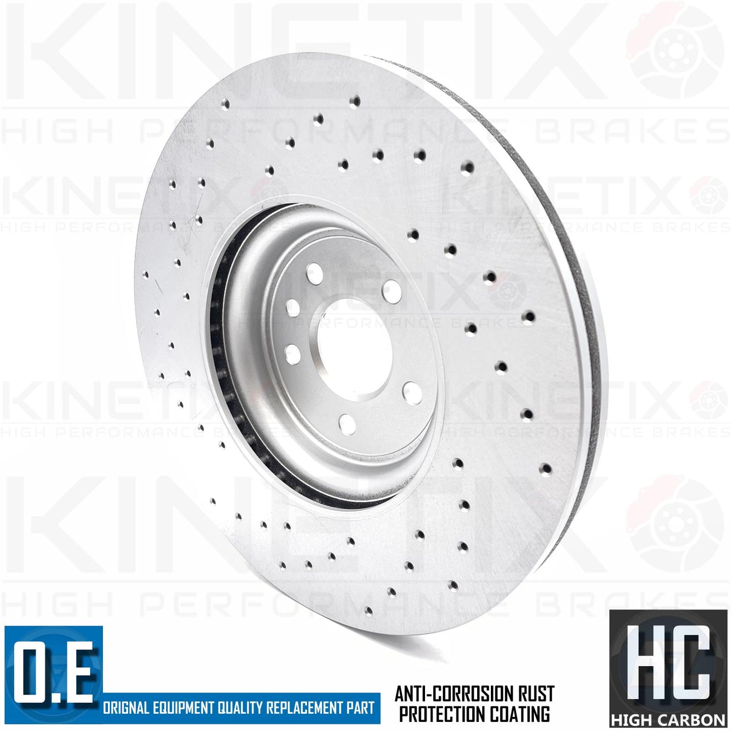 FOR RANGE ROVER VELAR D300 FRONT REAR DRILLED BRAKE DISCS TEXTAR PADS SENSORS