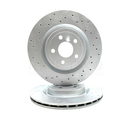 FOR JAGUAR XE 2.0T 200 R SPORT DRILLED REAR BRAKE DISCS PADS WEAR SENSOR 325mm