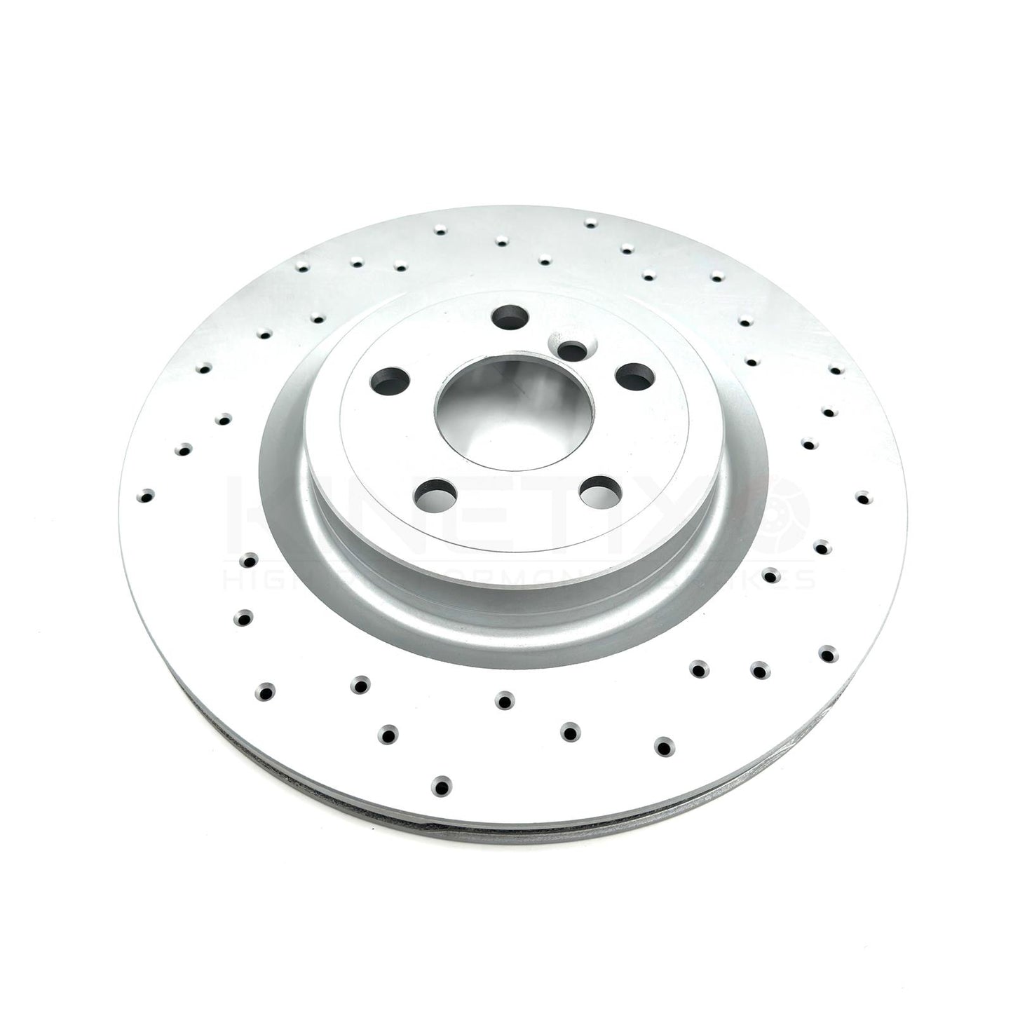 FOR JAGUAR XF 3.0 D V6 S X260 CROSS DRILLED REAR BRAKE DISCS PAIR 325mm