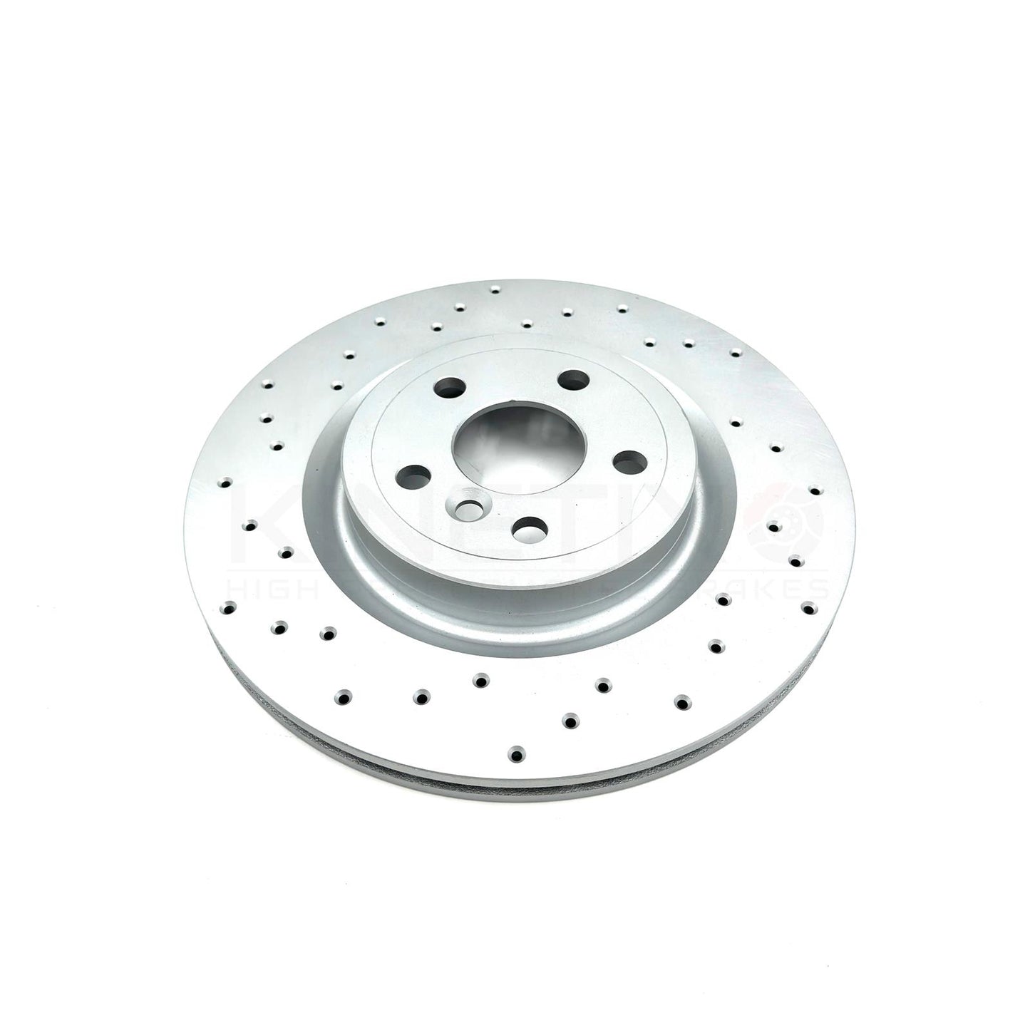 FOR JAGUAR XF 3.0 D V6 S X260 CROSS DRILLED REAR BRAKE DISCS PAIR 325mm
