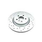 FOR JAGUAR XE 2.0 P250 R DYNAMIC X760 DRILLED REAR BRAKE DISCS TEXTAR PADS 325mm