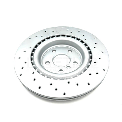 FOR JAGUAR XF 3.0 D V6 S X260 DRILLED REAR BRAKE DISCS PADS WEAR SENSOR 325mm