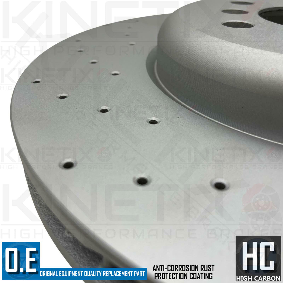 FOR BMW 550i xDrive F10 FRONT DRILLED PERFORMANCE BRAKE DISCS MINTEX PADS 374mm