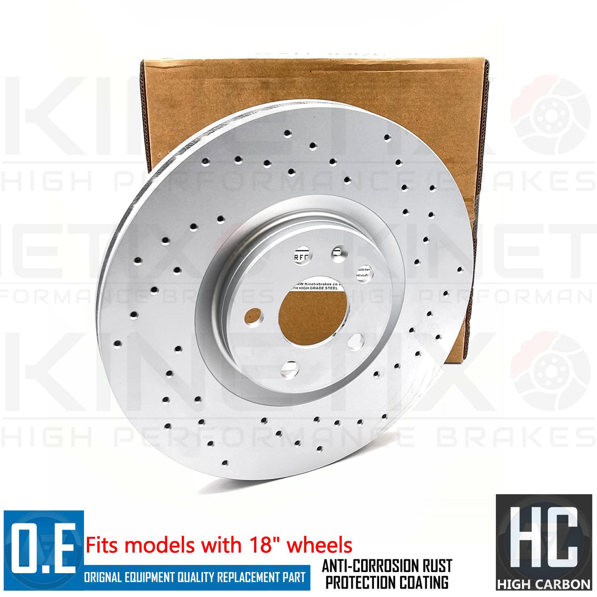 FOR VOLVO S60 S90 T5 R-DESIGN FRONT REAR DRILLED BRAKE DISCS PADS 345mm 320mm