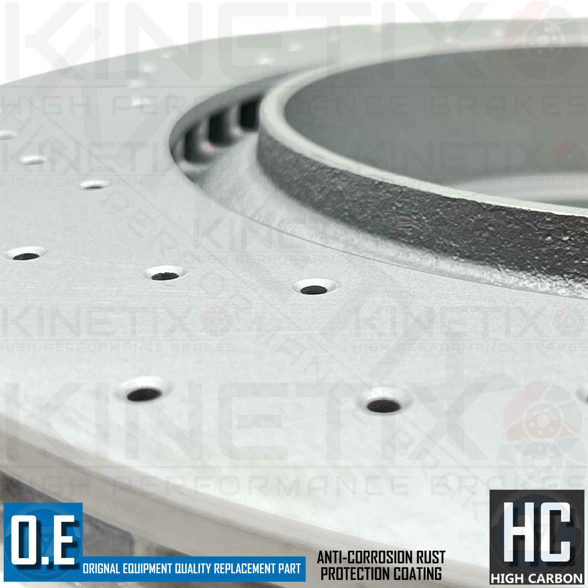 FOR BMW 550i Gran turismo F07 REAR CROSS DRILLED BRAKE DISCS PADS & SENSOR 370mm