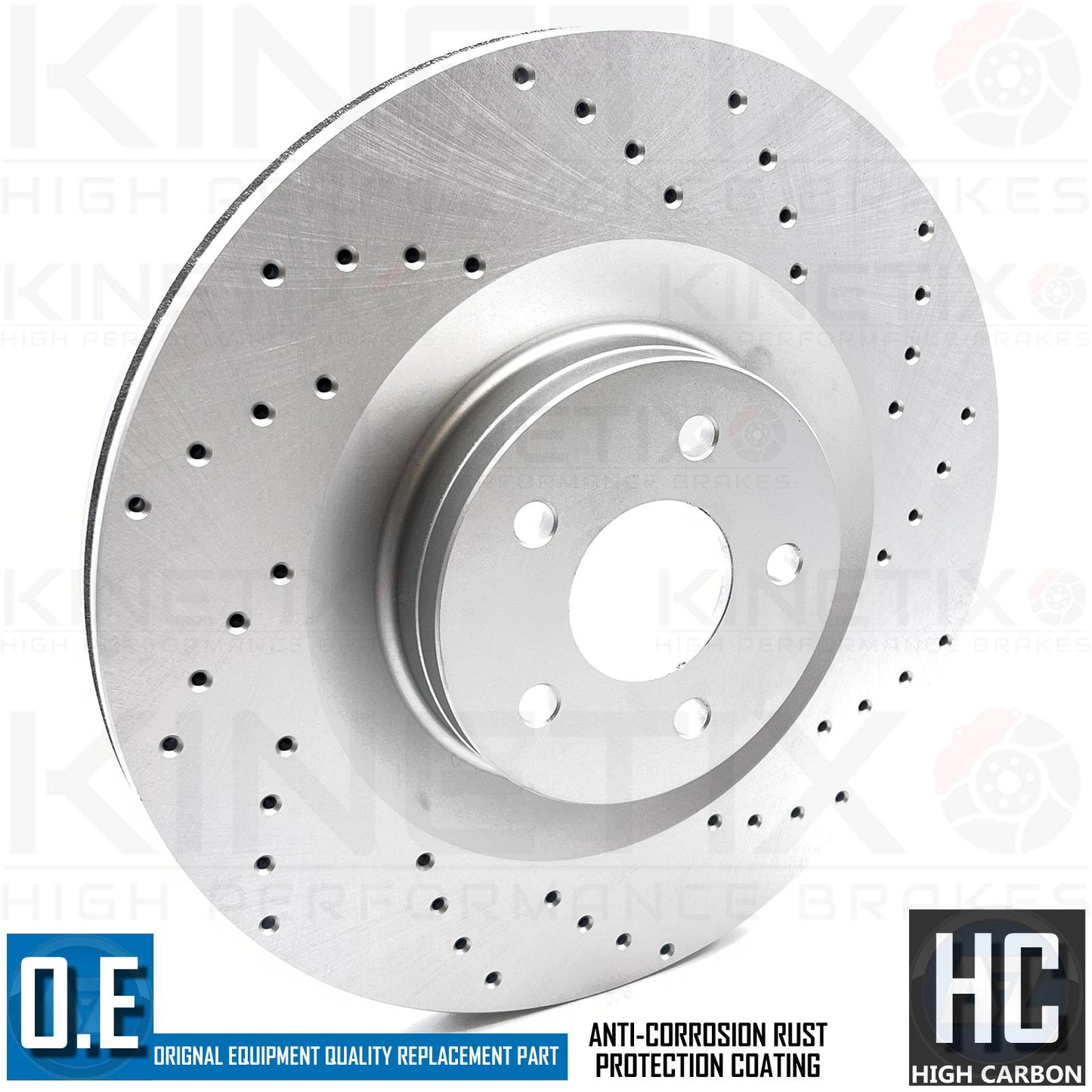 FOR FORD FOCUS RS MK3 CROSS DRILLED FRONT BRAKE DISCS BREMBO BRAKE PADS 350mm