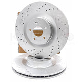 FOR FORD FOCUS RS MK3 2.3 RS 2015- FRONT PERFORMANCE BRAKE DISCS PAIR 350mm