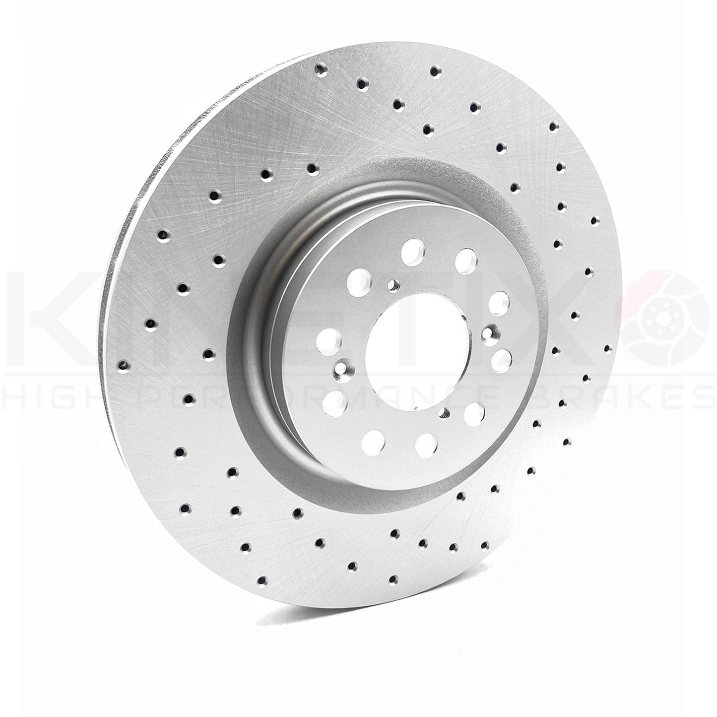 FOR HONDA CIVIC TYPE R FK2 FK8 FL5 DRILLED FRONT BRAKE DISCS CERAMIC RACING PADS 350mm