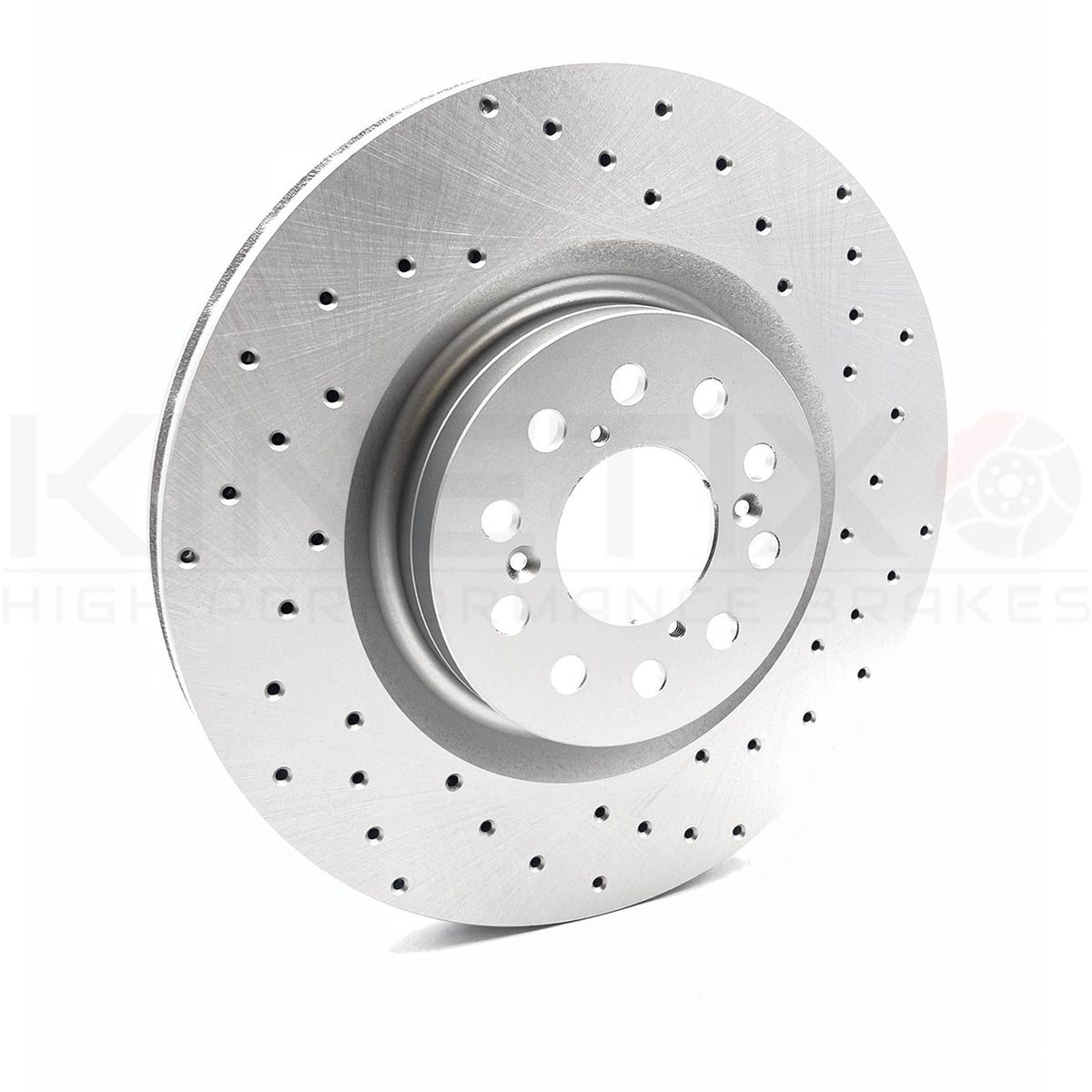 FOR HONDA CIVIC TYPE R FK2 FK8 FL5 DRILLED FRONT BRAKE DISCS CERAMIC RACING PADS 350mm