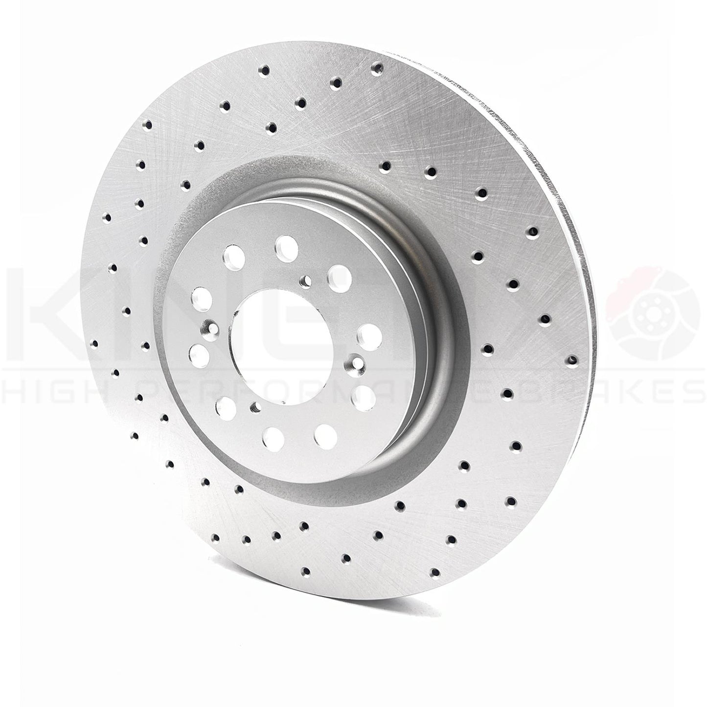 FOR HONDA CIVIC TYPE R FK2 FK8 FL5 DRILLED FRONT BRAKE DISCS CERAMIC RACING PADS 350mm