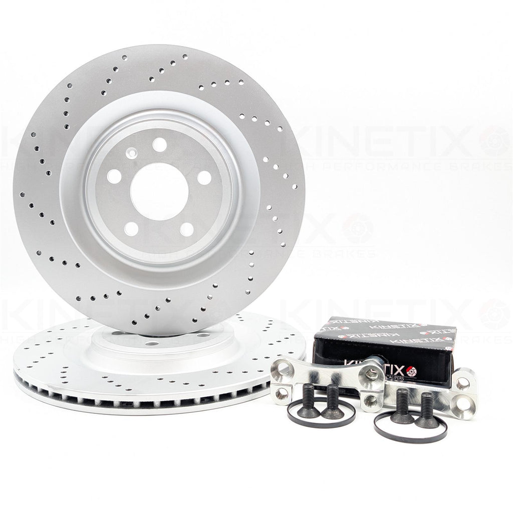356mm x 22mm Rear Discs Upgrade Kit For Audi S3 RS3 8Y VW Golf R MK8 Leon Cupra