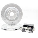 356mm x 22mm Rear Discs Upgrade Kit For Audi S3 RS3 8Y VW Golf R MK8 Leon Cupra