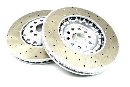 FOR VW GOLF GTI MK8 CLUBSPORT FRONT BRAKE DISCS CERAMIC PADS 357mm 5WA615301A
