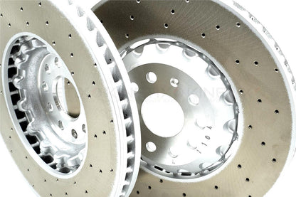 FOR VW GOLF GTI MK8 CLUBSPORT FRONT BRAKE DISCS CERAMIC PADS 357mm 5WA615301A