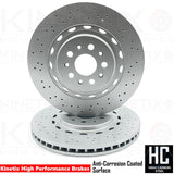 FOR MASERATI QUATTROPORTE GHIBLI 3.0 S 3.0 D 3.8 SQ4 FRONT BRAKE DISCS 360mm