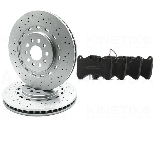 FOR MASERATI QUATTROPORTE 2012- FRONT BRAKE DISCS PADS 360mm 670030935