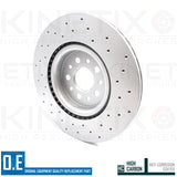 FOR MASERATI QUATTROPORTE 3.0 S 3.0 D FRONT BRAKE DISCS MINTEX PADS 345mm 4 POTS