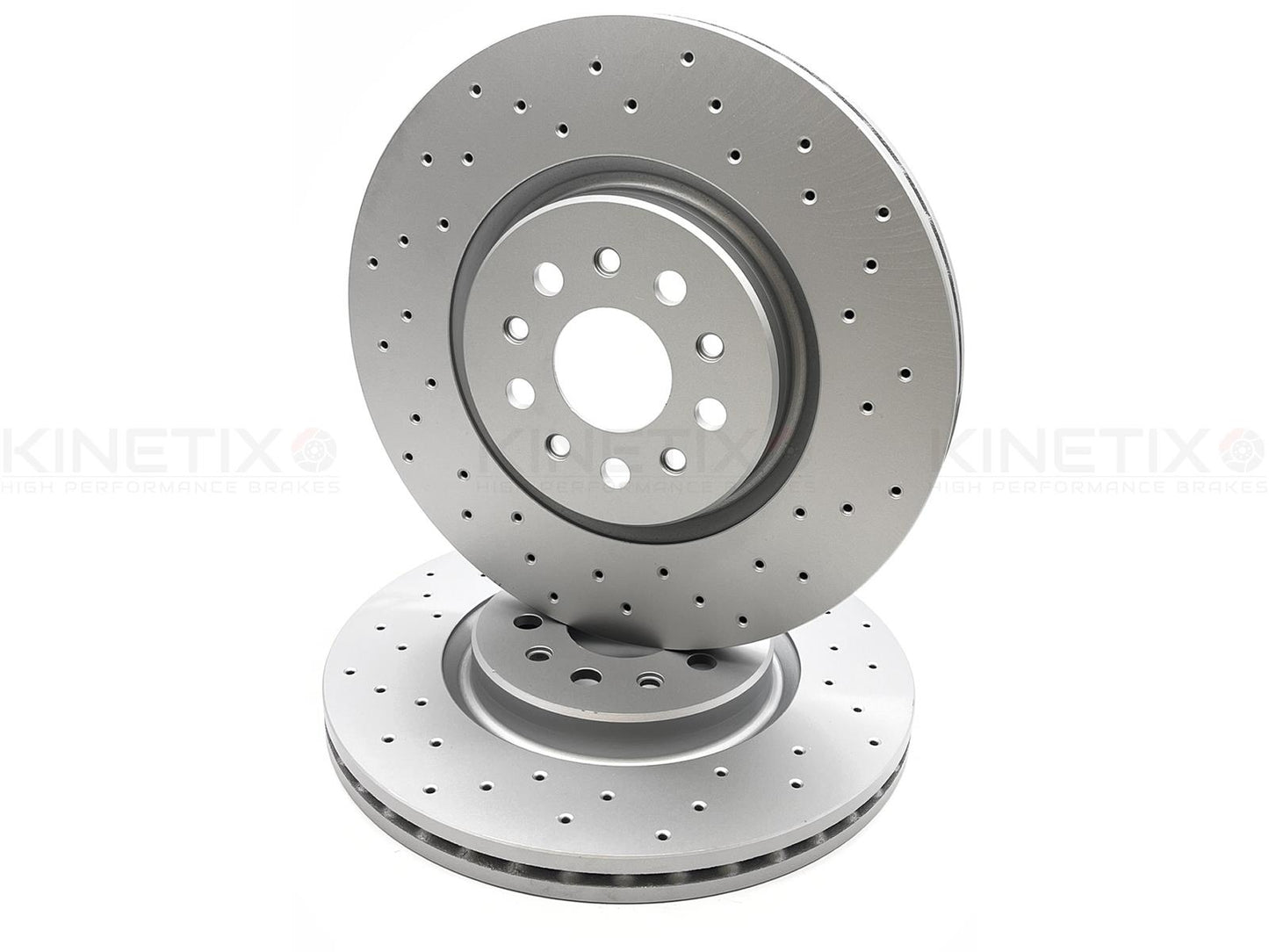 FOR MASERATI GHIBLI 3.0 S 3.0 D M157 CROSS DRILLED FRONT BRAKE DISCS PAIR 345mm