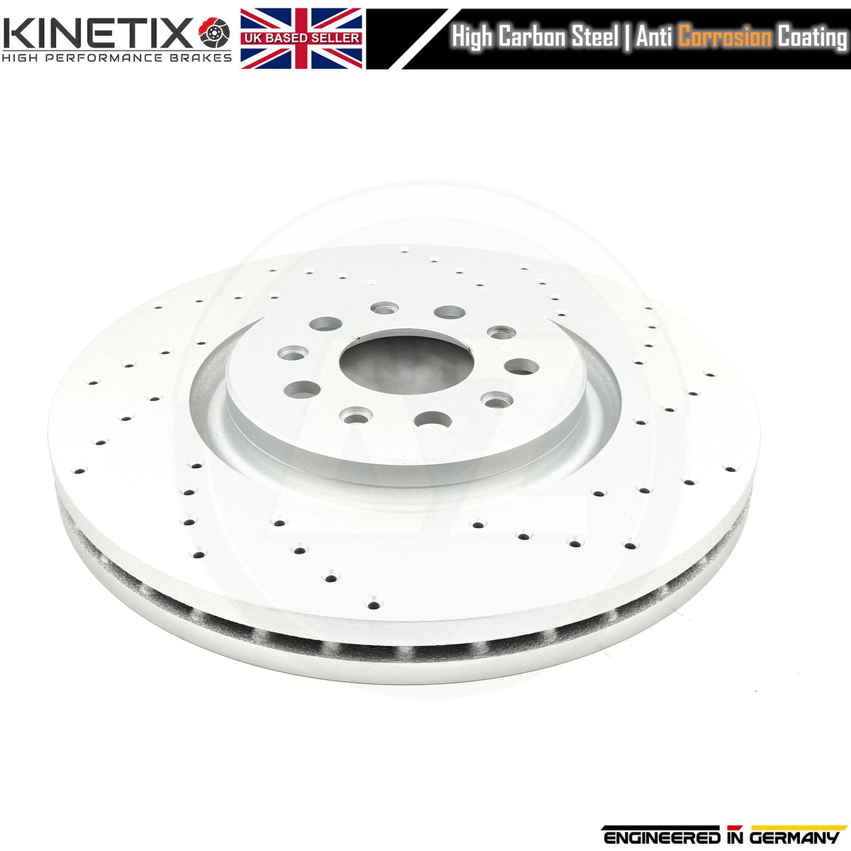 FOR MASERATI LEVANTE 3.0 D 3.0 FRONT DRILLED BRAKE DISCS BREMBO PADS 345mm