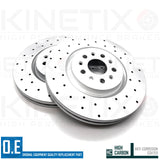 FOR MASERATI LEVANTE 3.0 D 3.0 Q4 DRILLED FRONT REAR BRAKE DISCS 345mm 330mm