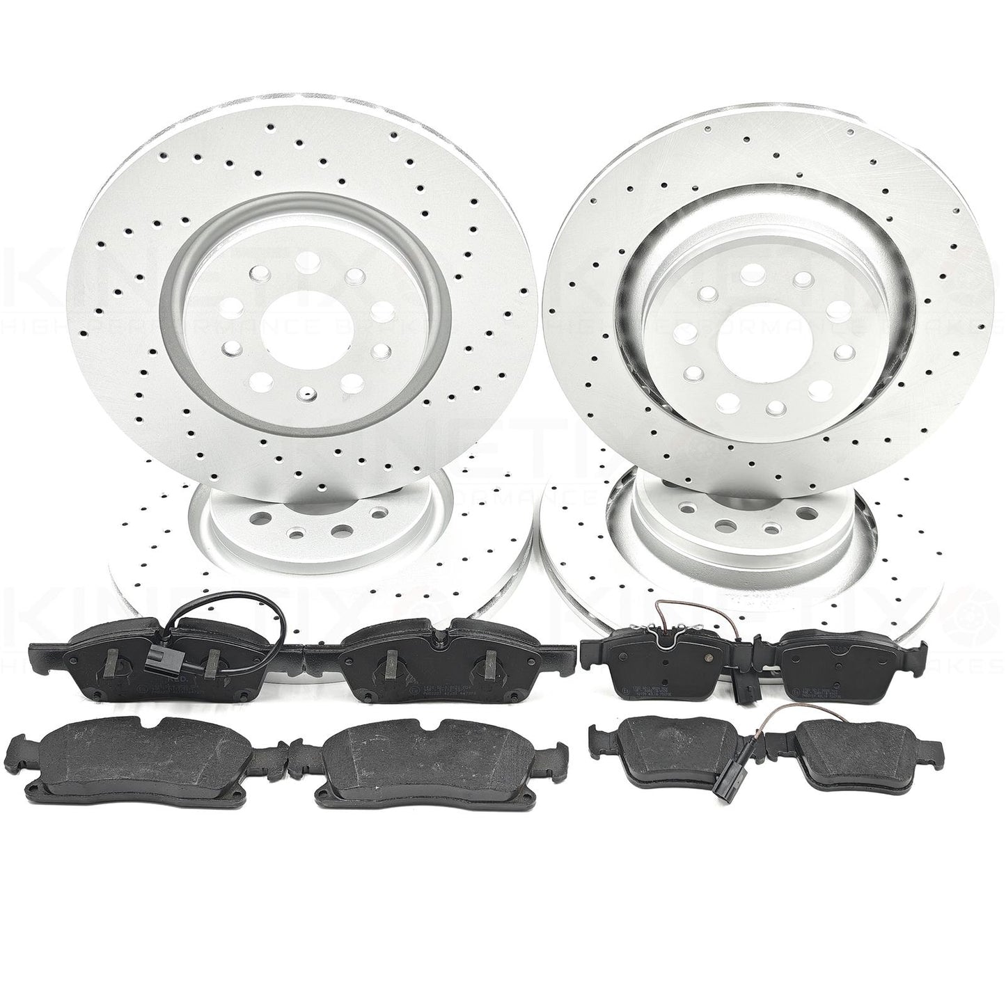 FOR MASERATI LEVANTE 3.0 D 2016- M161 FRONT REAR BRAKE DISCS PADS 345mm 330mm