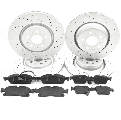 FOR MASERATI LEVANTE 3.0 D 2016- M161 FRONT REAR BRAKE DISCS PADS 345mm 330mm