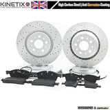 FOR MASERATI LEVANTE 3.0 D 3.0 Q4 CROSS DRILLED FRONT REAR BRAKE DISCS PADS