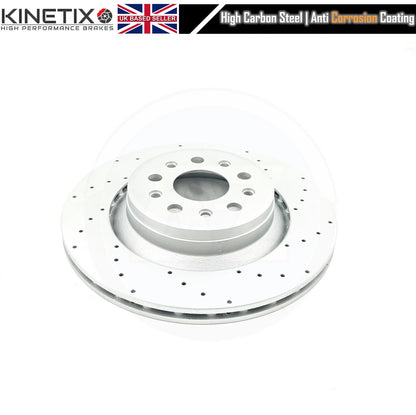 MASERATI GHIBLI 3.0/3.0D (2013-) M157 FRONT REAR BRAKE DISCS PADS SENSORS 345mm 330mm