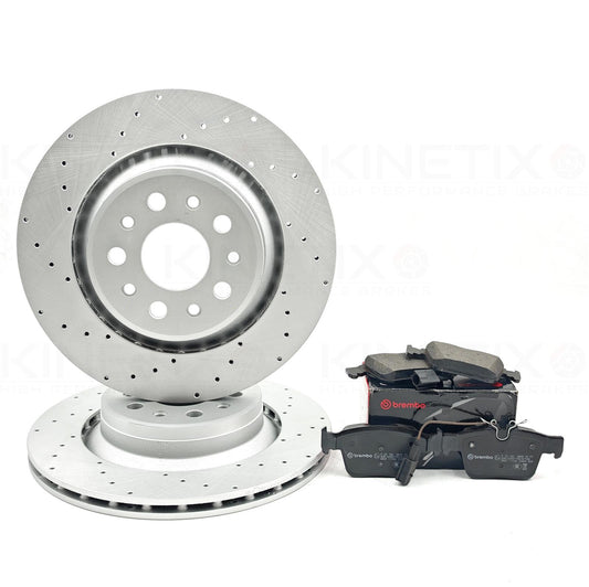 FOR MASERATI LEVANTE 3.0 D 3.0 3.8 GTS Trofeo REAR BRAKE BREMBO PADS 673004626