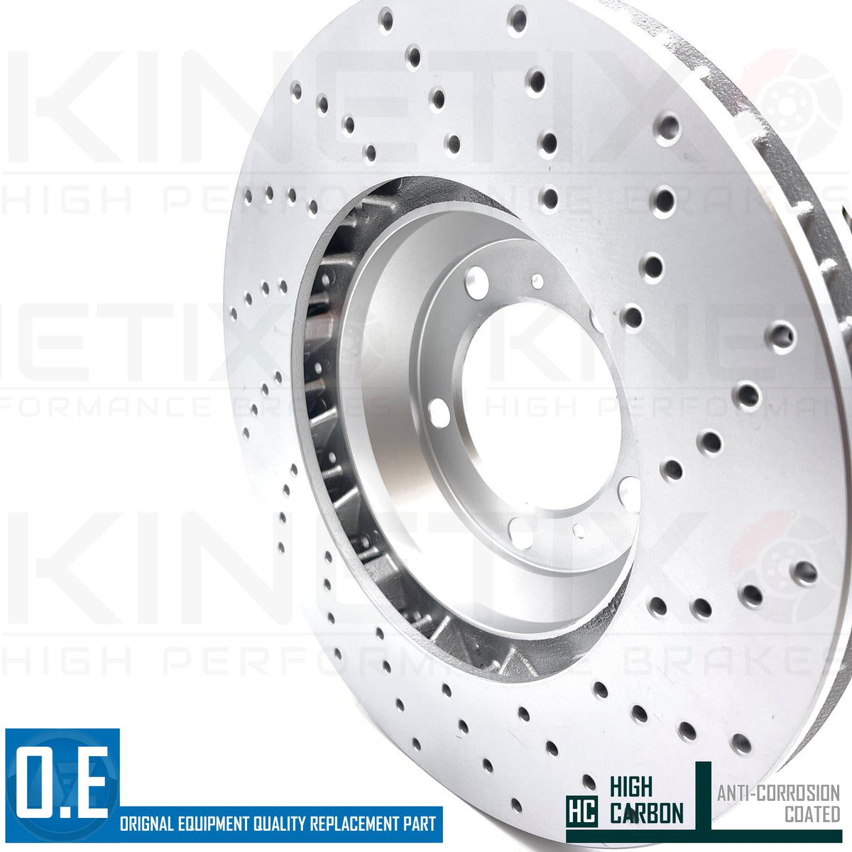 FOR PORSCHE CAYENNE 3.0 CROSS DRILLED FRONT PERFORMANCE BRAKE DISCS PADS 350mm