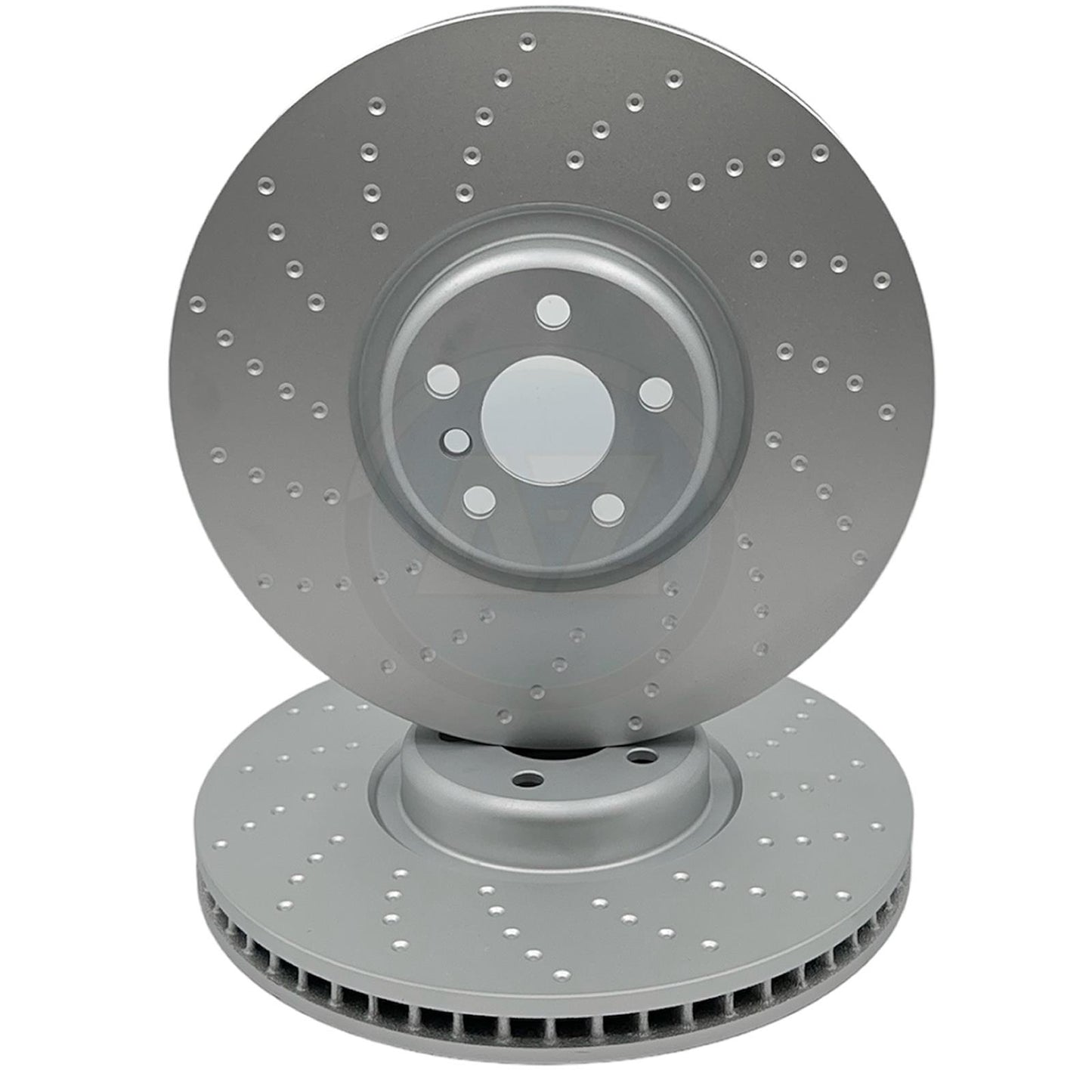 FOR BMW 5/7/8 SERIES X4 X5 X6 X7 M SPORT DIMPLED FRONT BRAKE DISCS PAIR 395mm