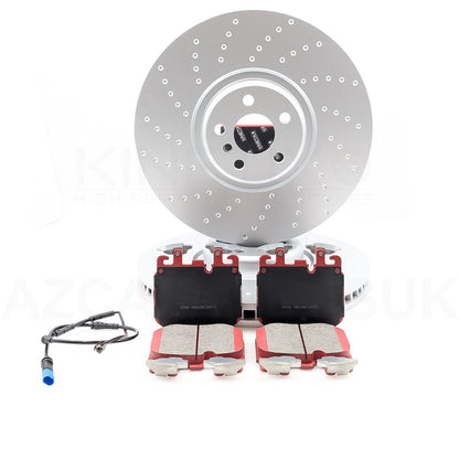 FITS BMW X7 M 50d G07 M SPORT FRONT BRAKE DISCS PERFORMANCE PADS SENSOR 395mm
