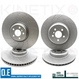 FOR BMW 540i G30 G31 FRONT REAR BRAKE DISCS TEXTAR PADS SENSORS 395m 370m