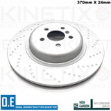 FOR BMW 530e 540i 540d M550d M550i G30 G31 FRONT REAR DIMPLED BRAKE DISCS PADS