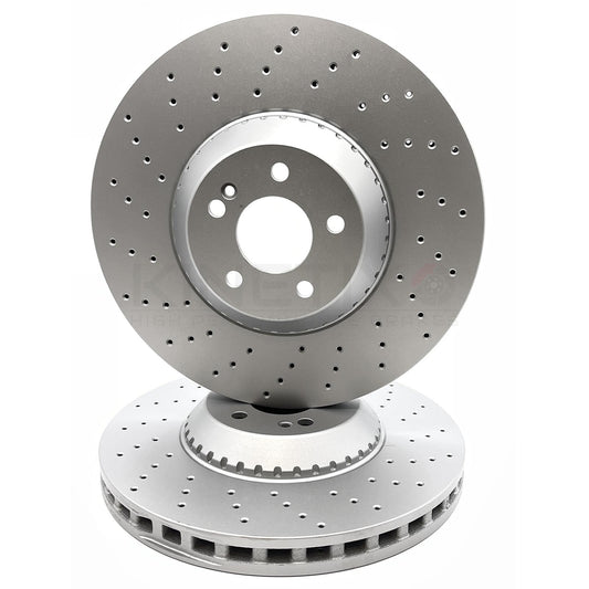 FOR MERCEDES E200 E200d E220d E300de E300e AMG LINE (214 W214 S214) FRONT REAR BRAKE DISCS 370mm 300mm