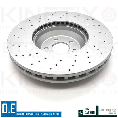 FOR MERCEDES E200 E200d E220d E300de E300e AMG LINE (W214 S214 214) FRONT REAR BRAKE DISCS PADS WEAR WIRE SENSOR LEADS 370mm 300mm
