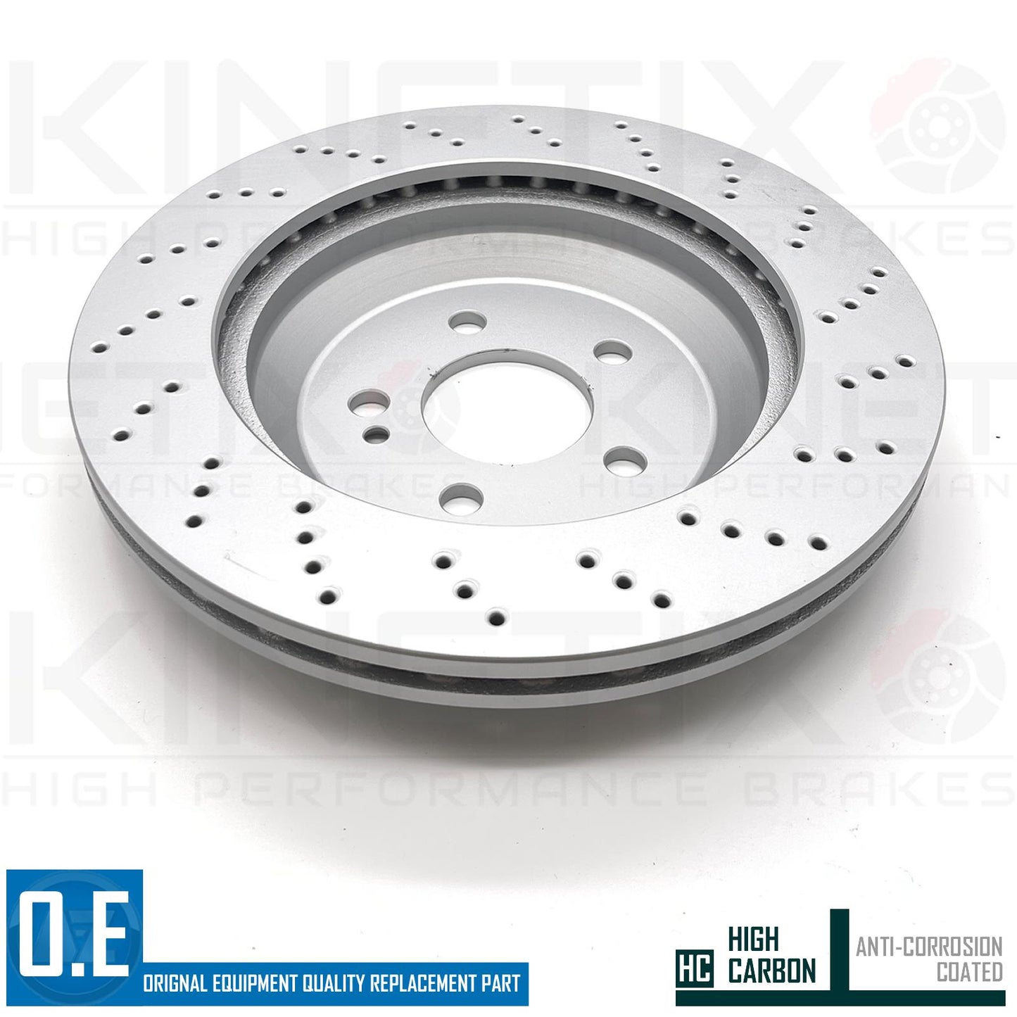 FOR MERCEDES S-CLASS S320 REAR DRILLED BRAKE DISCS MINTEX PADS & SENSOR 320mm