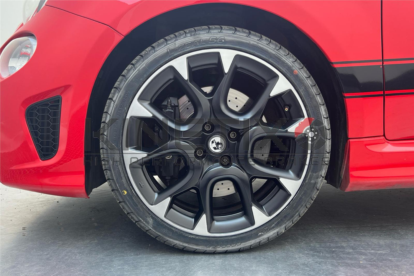 FOR ABARTH 500 COMPETIZIONE FRONT REAR DRILLED BRAKE DISCS BREMBO PADS 305m 240m