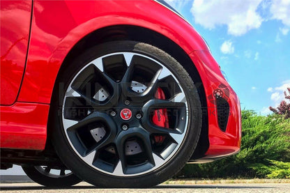 FOR ABARTH 500 COMPETIZIONE FRONT REAR DRILLED BRAKE DISCS BREMBO PADS 305m 240m