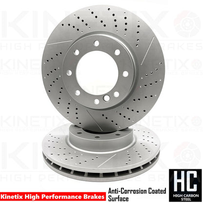 FOR MERCEDES G-CLASS G63 G65 AMG FRONT BRAKE DISCS TRW PADS WIRE SENSOR 380mm