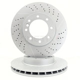 FOR MERCEDES G63 G65 AMG G500 FRONT BRAKE DISCS PADS & WIRE SENSOR 375mm X 36mm