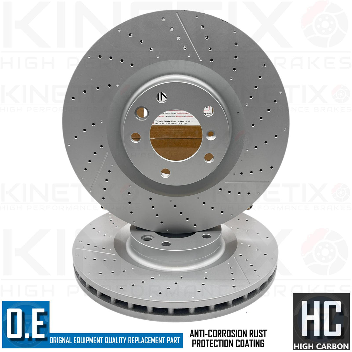 FOR MERCEDES G63 AMG 12-15 FRONT BRAKE DISCS CERAMIC PADS WEAR WIRE SENSOR 375mm