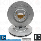 FOR MERCEDES G63 G65 AMG FRONT REAR BRAKE DISCS 375mm 330mm COATED PAIR