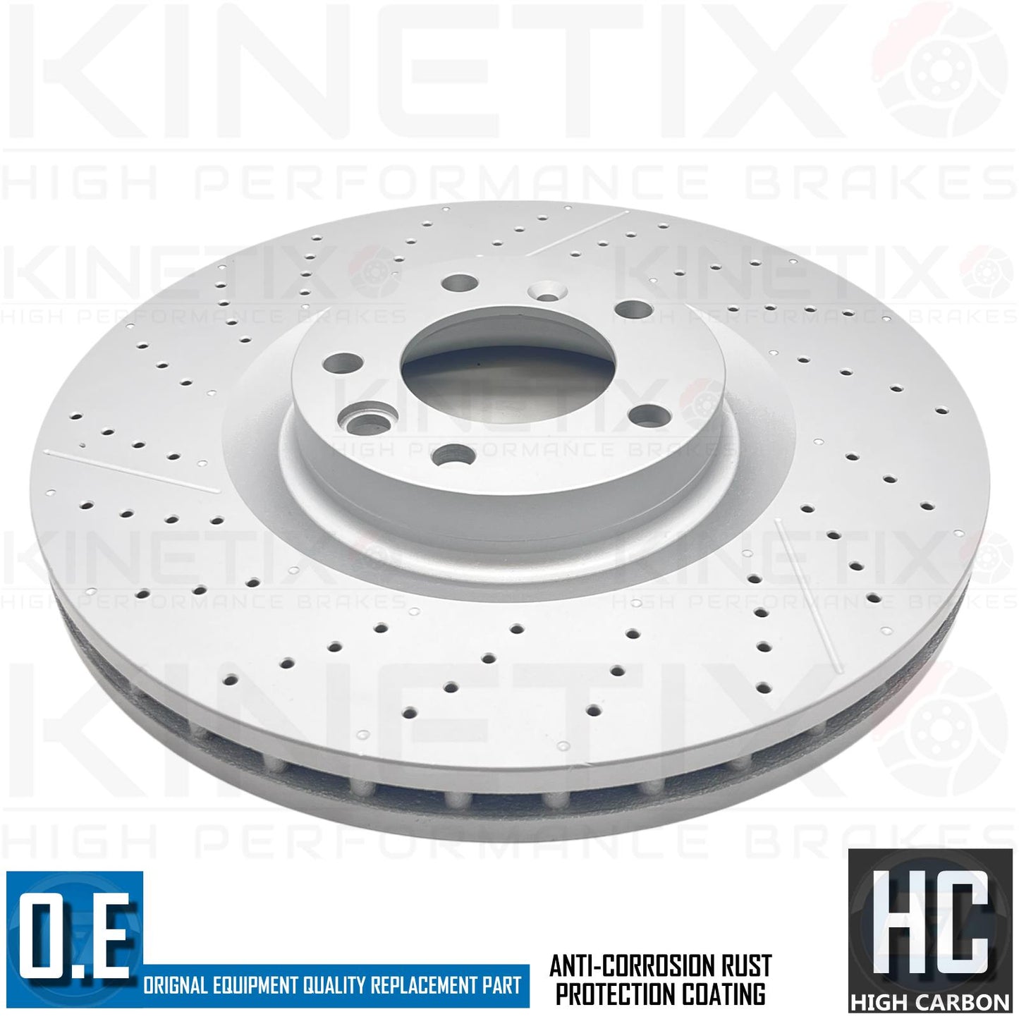FITS MERCEDES G63 G65 AMG G63 AMG 6X6 FRONT BRAKE DISCS PAIR 375mm A4634210712