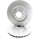 FOR MERCEDES G63 AMG 2012-2015 FRONT BRAKE DISCS BREMBO PADS WEAR SENSOR 375mm